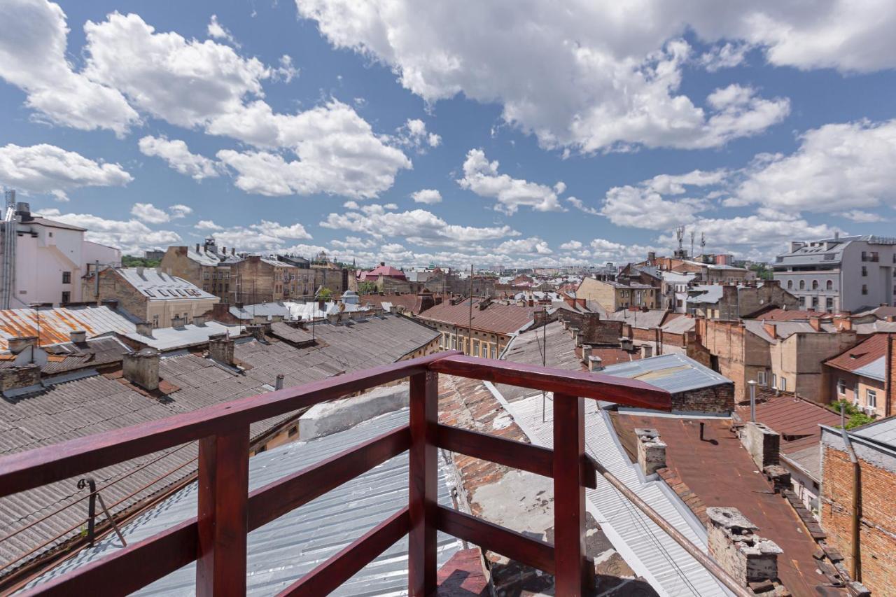 З Оглядовою Терасою На Львів Вулиця Свободи 35 Exterior foto